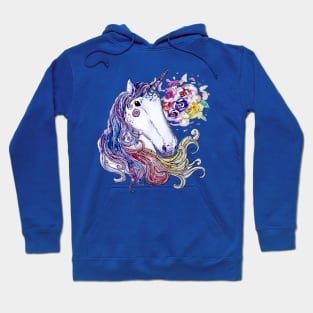 Floral Unicorn Hoodie